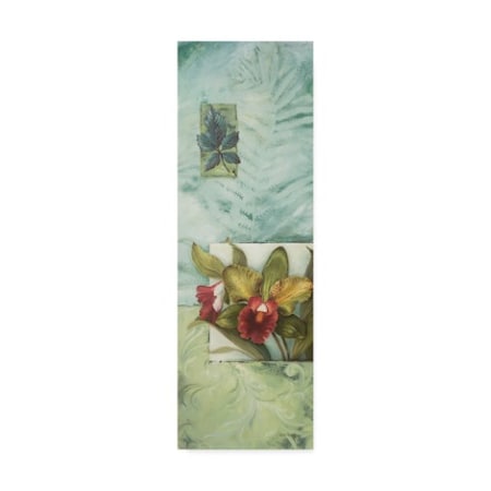 Lisa Audit 'Fall Orchid Duo 1' Canvas Art,16x47